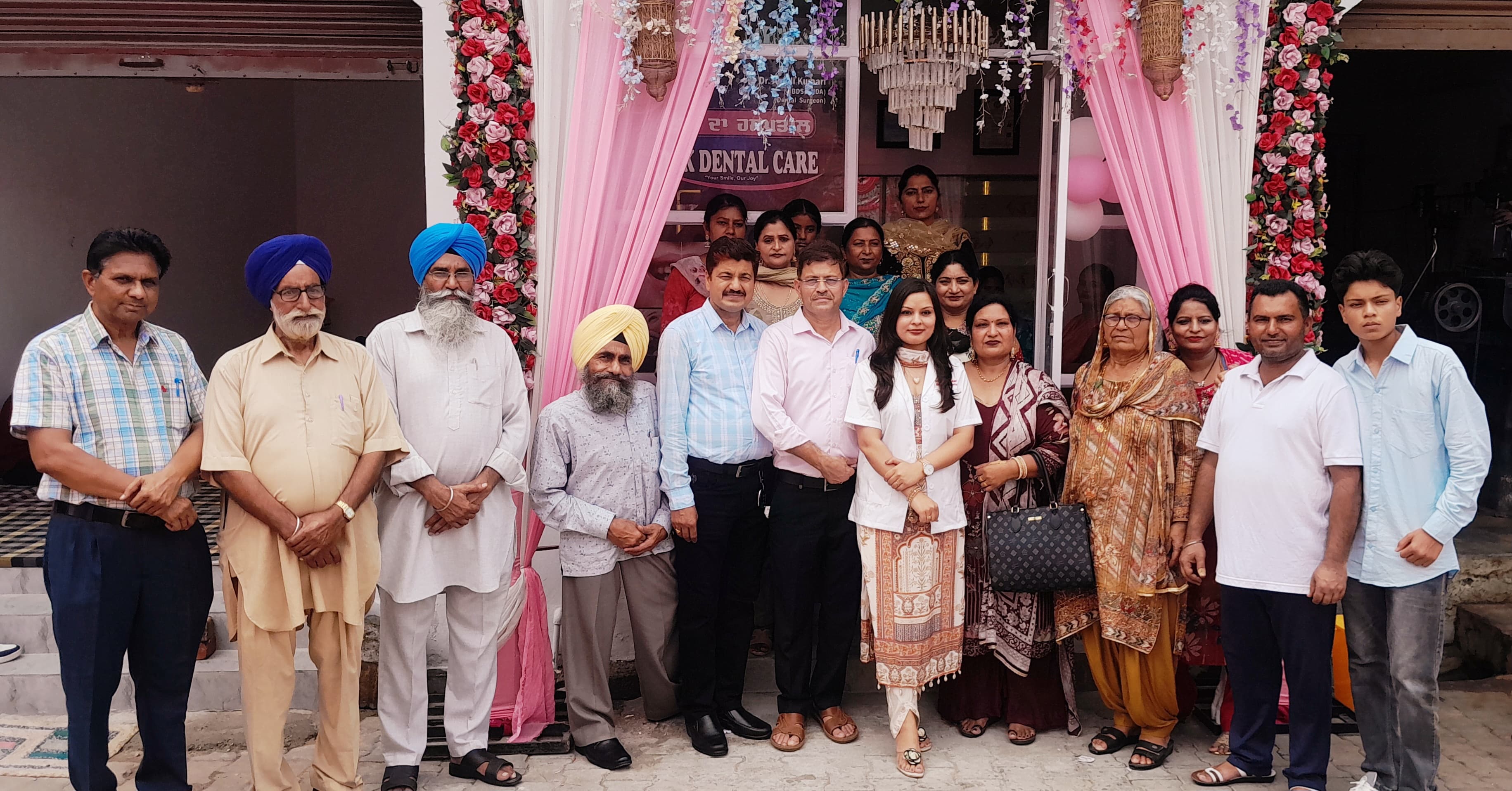 Shri Paramjit Singh DPI Punjab and Professor Baldev Singh MC inaugurated AK Dental Care Hospital